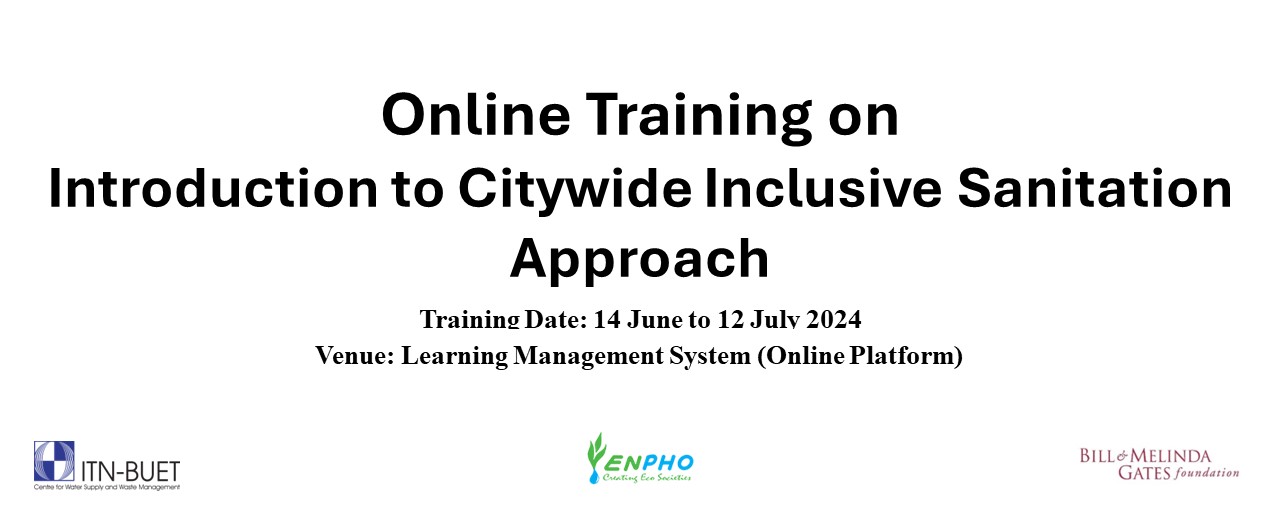 Online Training on Introduction to Citywide Inclusive Sanitation Approach