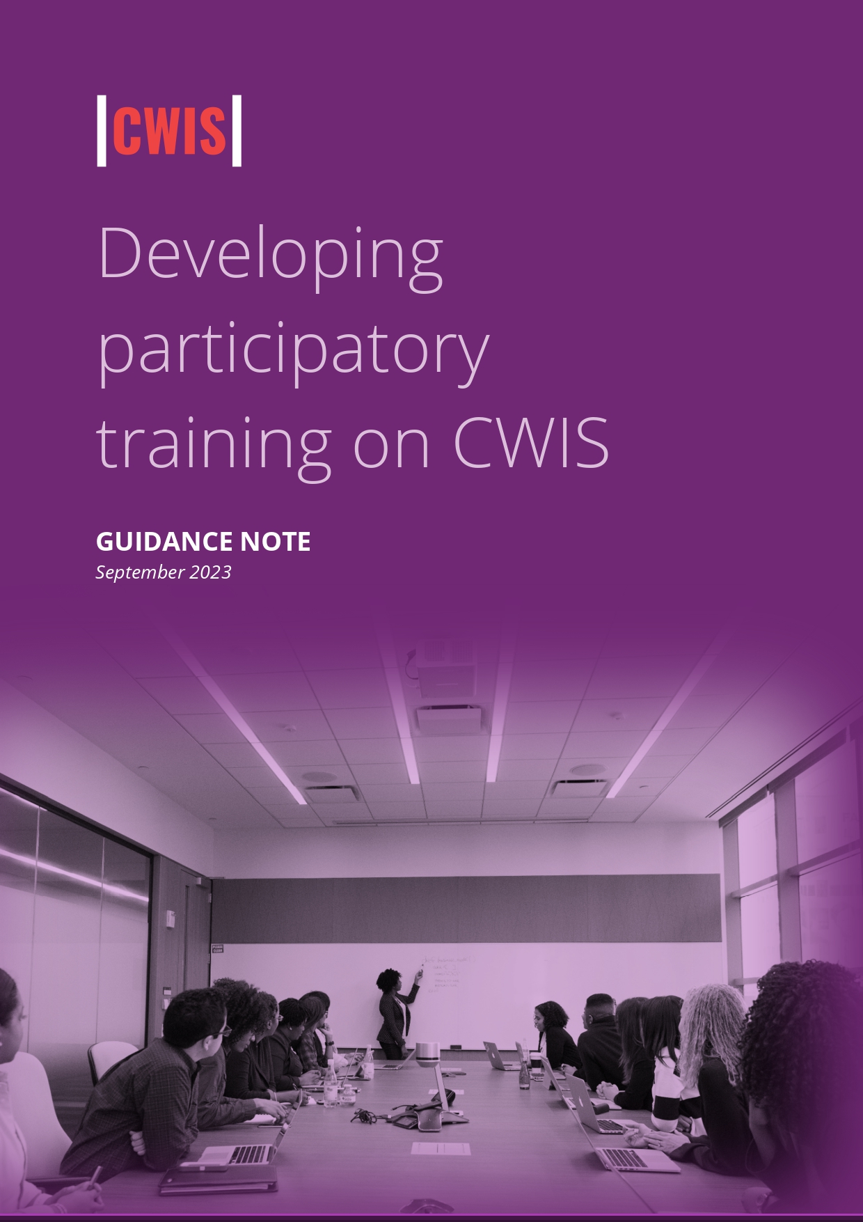 Developing Participatory Training on CWIS: Guidance Note