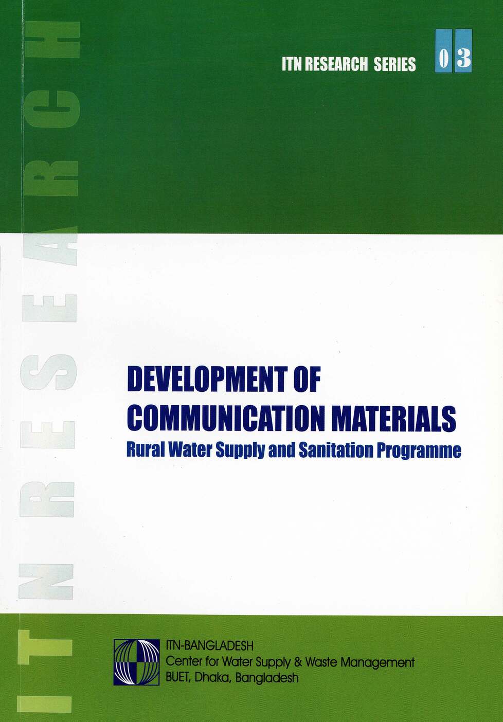 Development of Communication Materials Rural Water Supply and Sanitation Programme