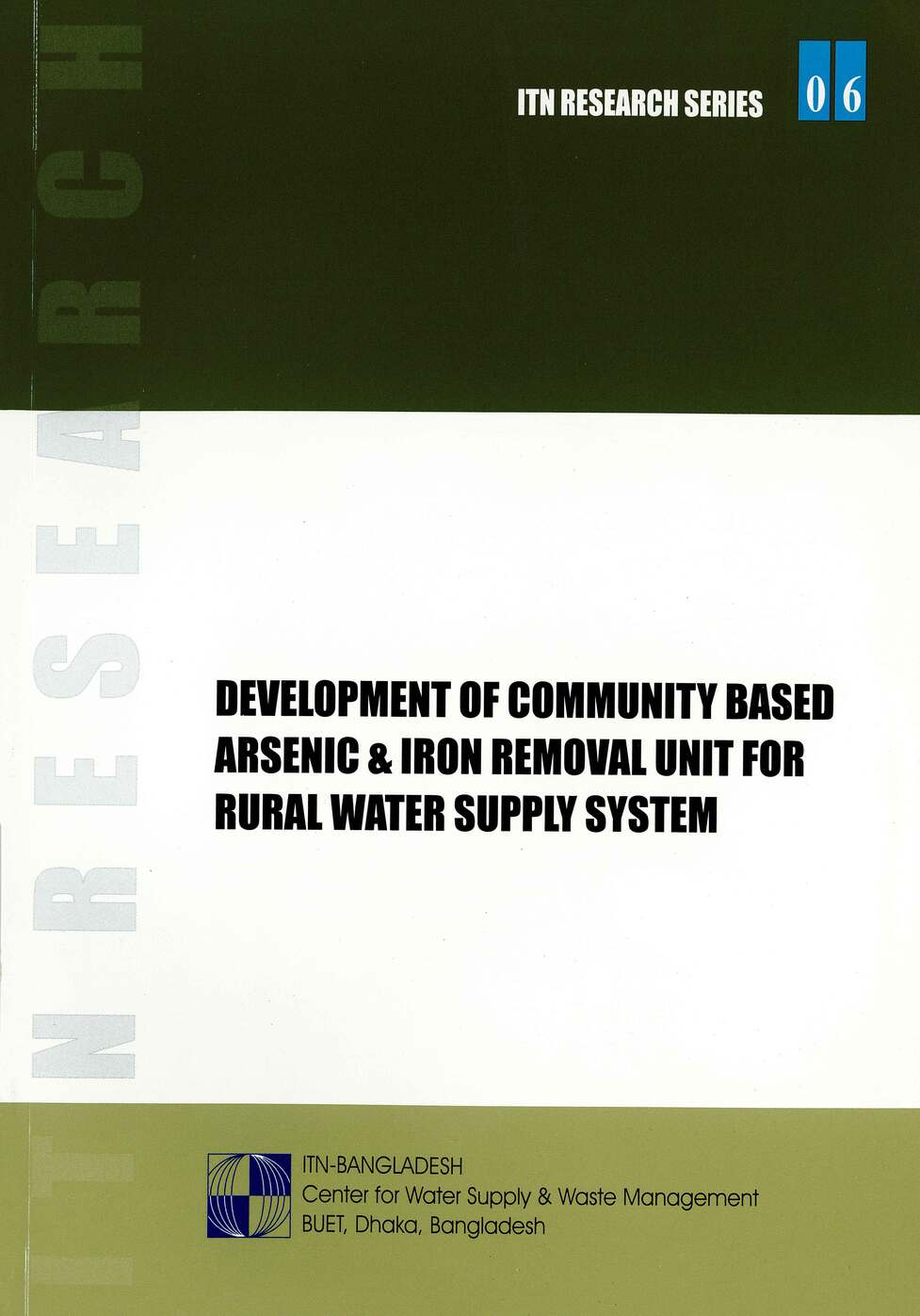 Development of Community Based Arsenic and Iron Removal Unit for Rural Water Supply System