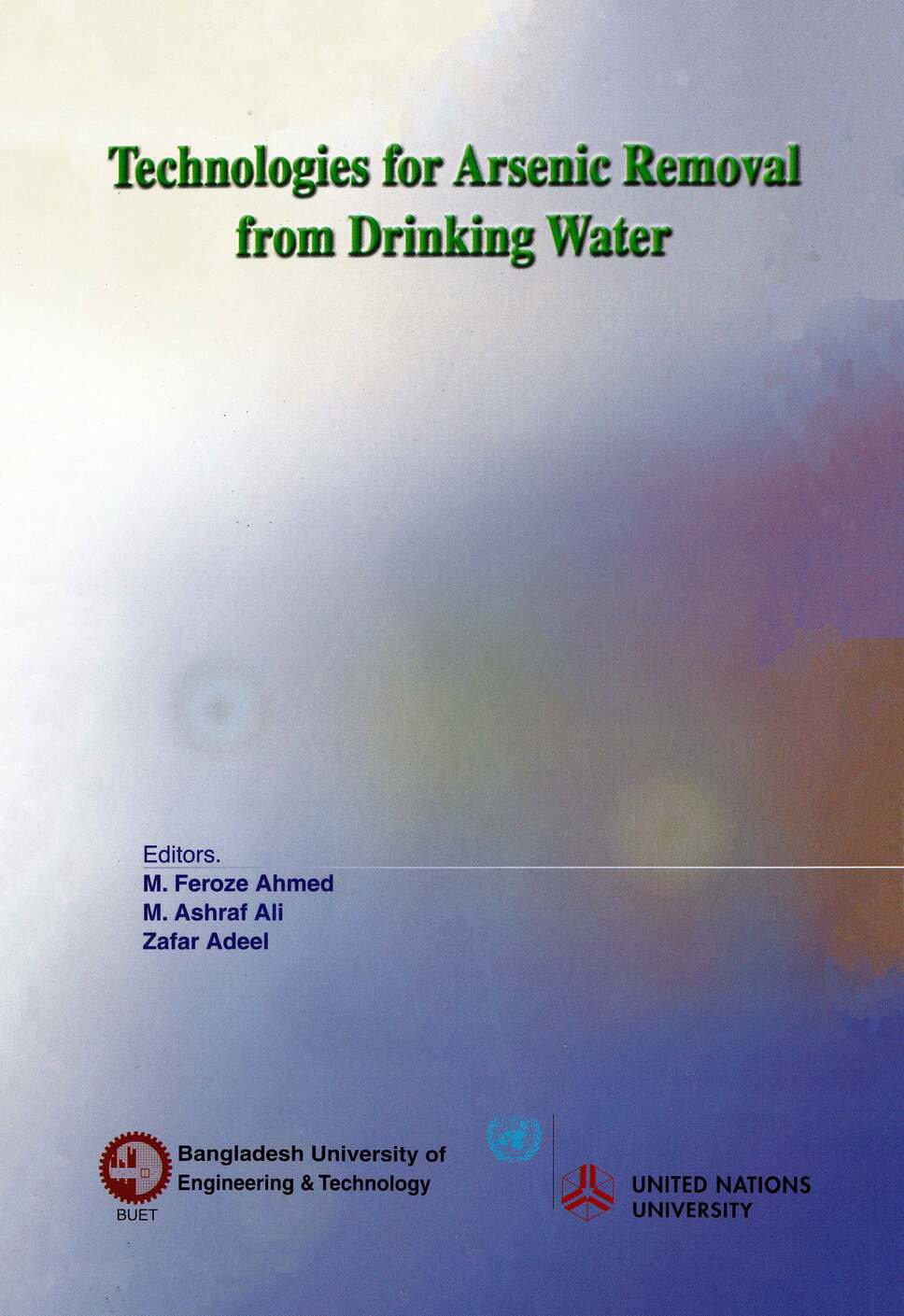 Technologies for Arsenic Removal from Drinking Water